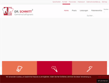 Tablet Screenshot of dr-schmitthoch2.de